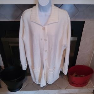 Liz Baker knit cardigan sz 1x